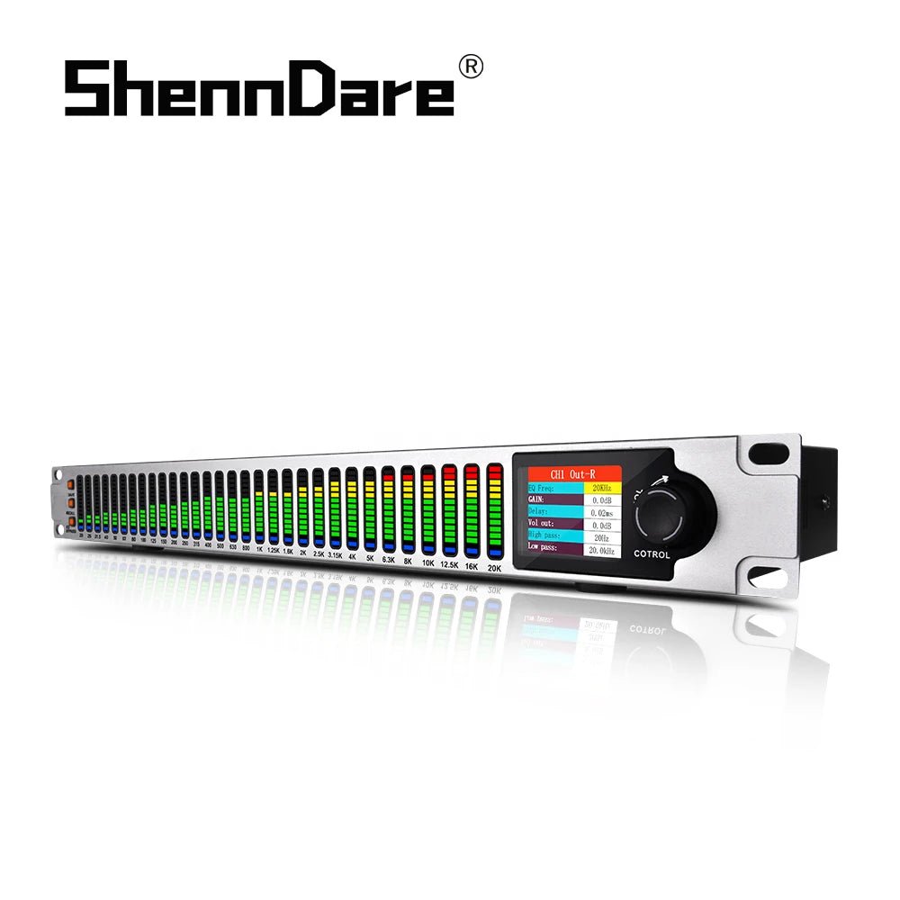 ShennDare EQ231 31 Band Stereo Graphic DSP Professional Digital Audio Equalizer – DJ Effect Equalizador Studio Recording Equipment - ZAMAR AUDIO SOLUTIONS