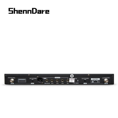 SHENNDARE EU-4000 4-Channel True Diversity Wireless Microphone System – Handheld & Lavalier MIC for Professional Conference, Performance, Church Events - ZAMAR AUDIO SOLUTIONS