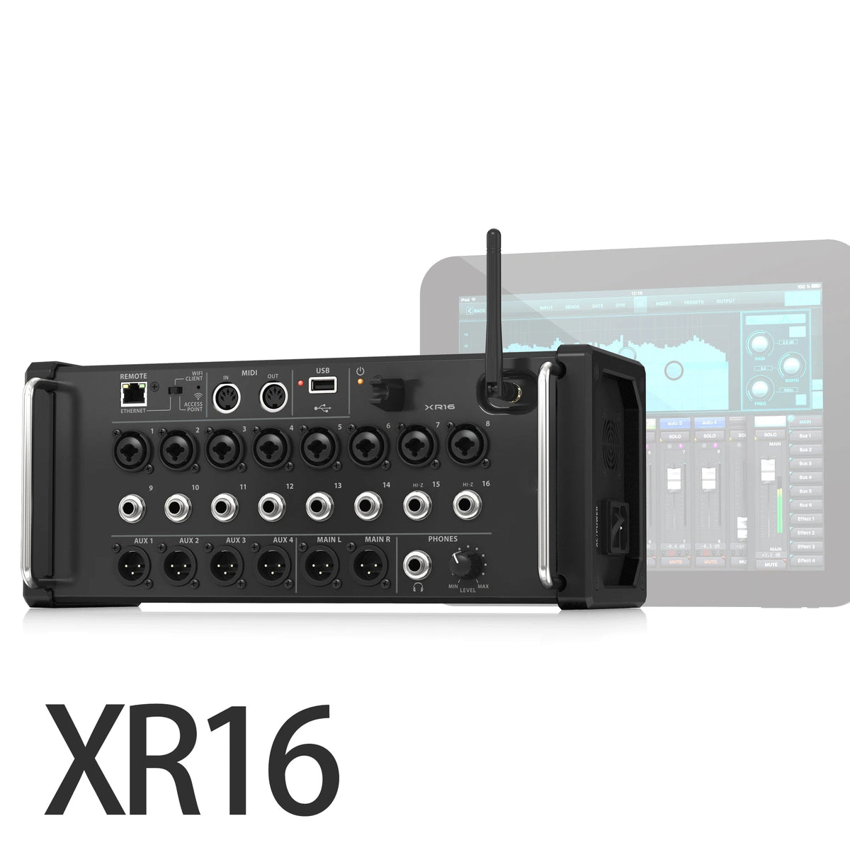 ShennDare XR16 AIR 16-Channel Professional Digital Mixer – WiFi & USB Stereo Recorder Mixing Console for iPad/Android DJ Studio - ZAMAR AUDIO SOLUTIONS