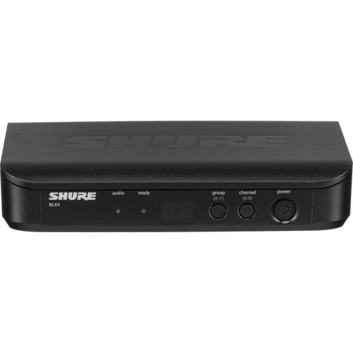 Shure BLX14/CVL wireless lavalier mic Kenya — BLX4 rear panel with XLR mic out and instrument out