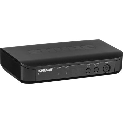 Shure BLX14/CVL wireless lavalier mic Kenya — BLX4 rear panel with XLR mic out and instrument out