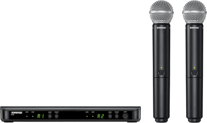 Shure BLX288 — Dual Wireless Handheld Microphone System, Nairobi Delivery - ZAMAR AUDIO SOLUTIONS