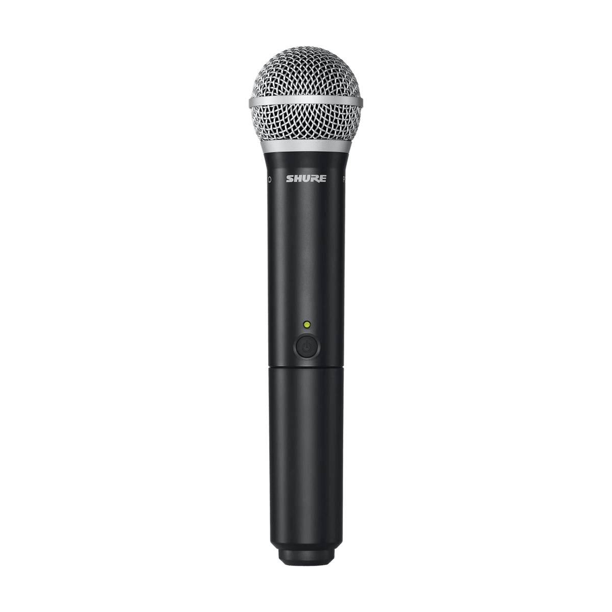 Shure BLX288/PG58 Kenya — single PG58 handheld wireless microphone, front-facing upright view