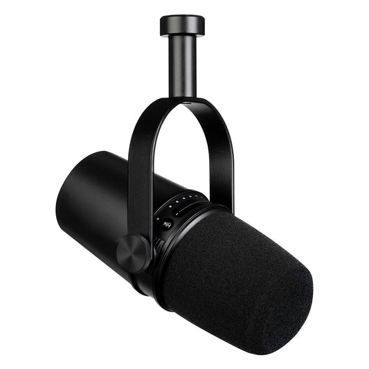 SHURE MV7 Microphone – Wired USB - C & XLR Condenser Mic with Cardioid Polar Pattern for Podcasting and Studio Recording - ZAMAR AUDIO SOLUTIONS