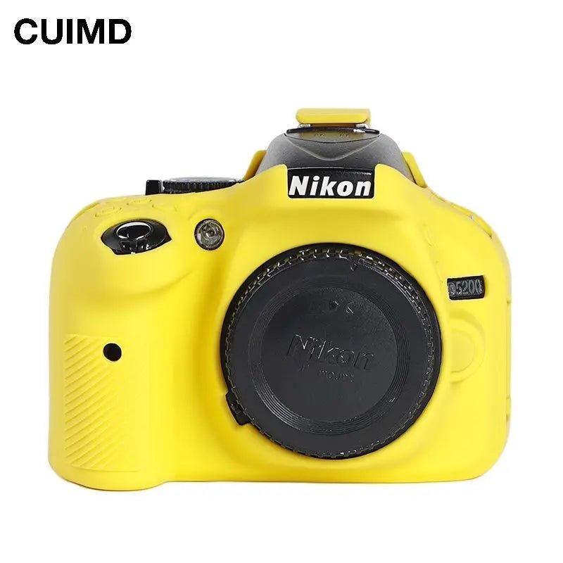 Silicone Armor Skin Camera Case Body Cover Protector – Custom-Fit for Nikon D5200, High-Quality, Scratch & Shock Protection - ZAMAR AUDIO SOLUTIONS