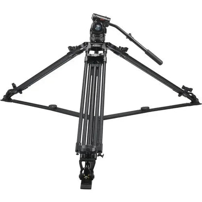 Sirui BCT-2003 Professional Aluminum Tripod & BCH-20 Ground Mid-Level 75mm Bowl Video Head Bundle – 22 lb Broadcast Quality - ZAMAR AUDIO SOLUTIONS