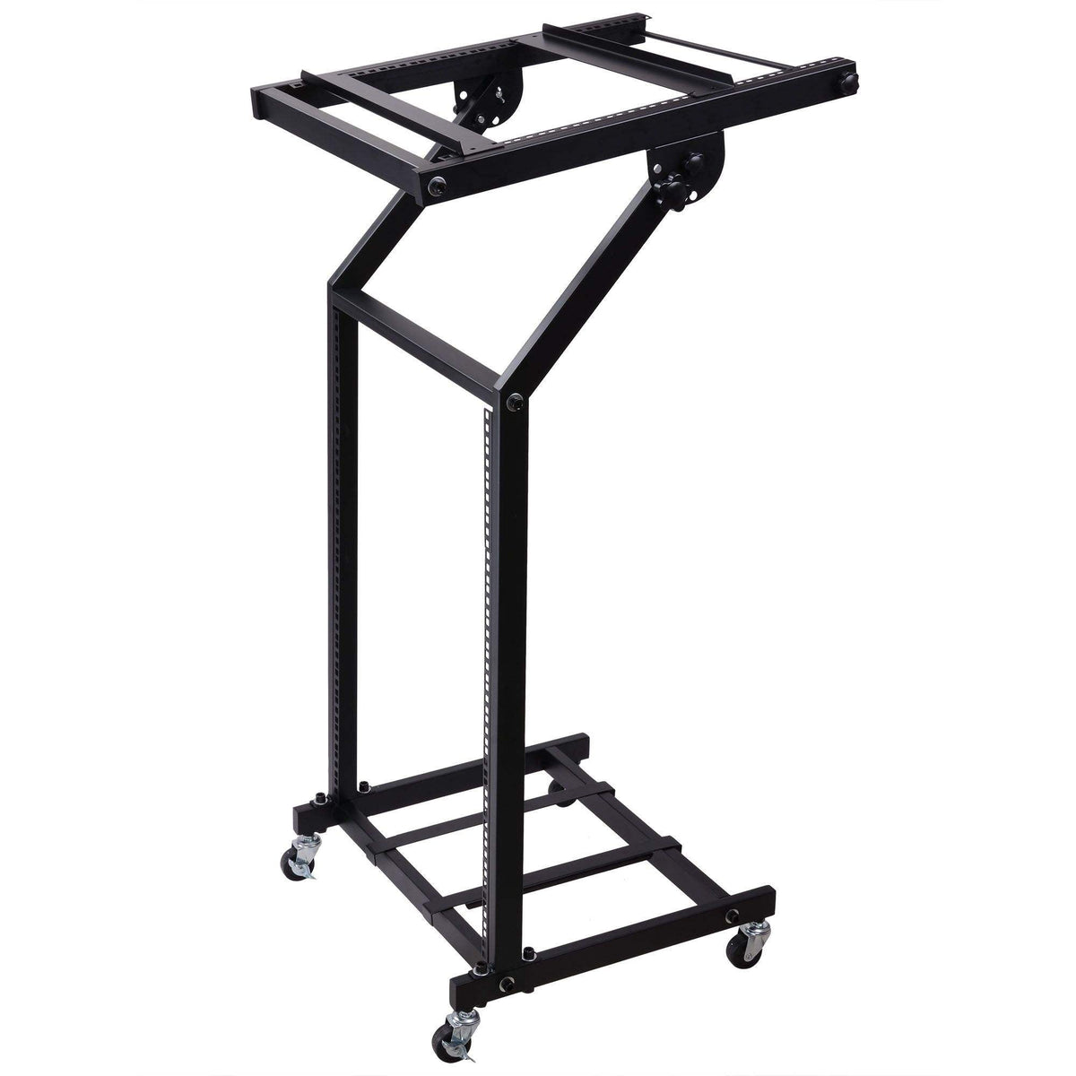 Skeleton Rack Mount Rolling Stand Kenya with steel frame and lockable castor wheels — Zamar Audio Solutions