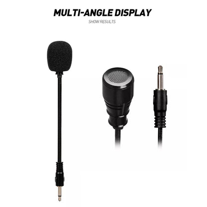 SM-13 Condenser Short Microphone – 3.5mm Flexible Mini Audio Mic for Computer, Laptop, Mobile Phone, PC, Studio Singing - ZAMAR AUDIO SOLUTIONS