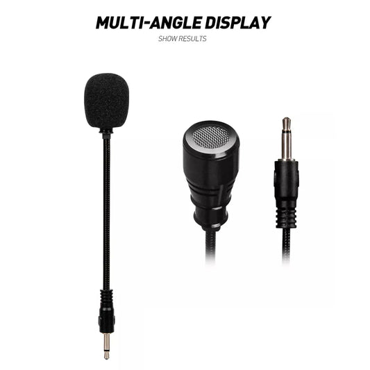 SM-13 Condenser Short Microphone – 3.5mm Flexible Mini Audio Mic for Computer, Laptop, Mobile Phone, PC, Studio Singing - ZAMAR AUDIO SOLUTIONS