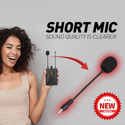 SM - 13 Condenser Short Microphone – 3.5mm Flexible Mini Audio Mic for Computer, Laptop, Mobile Phone, PC, Studio Singing - ZAMAR AUDIO SOLUTIONS