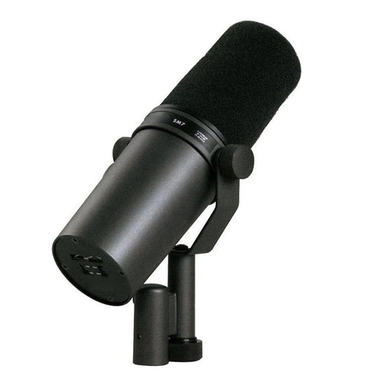 SM7B Dynamic Microphone - Premium Podcast Studio Kit for Live Recording, Podcasting, Black Metal Mic