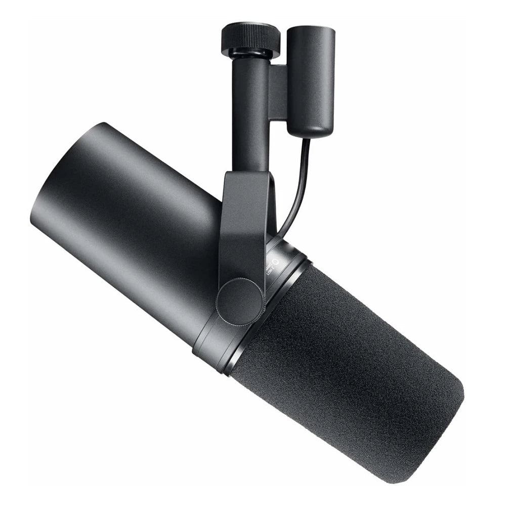 SM7B Dynamic Microphone - Premium Podcast Studio Kit for Live Recording, Podcasting, Black Metal Mic