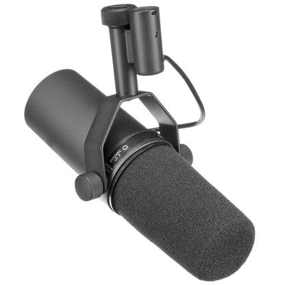 SM7B Dynamic Microphone - Premium Podcast Studio Kit for Live Recording, Podcasting, Black Metal Mic