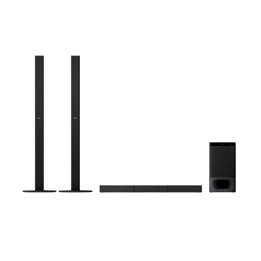 Sony HT-S700RF home theatre Kenya — two tallboy speakers, soundbar and subwoofer on white