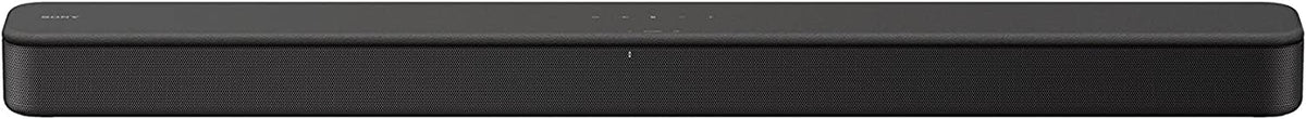 Sony S100F soundbar Kenya — front view of slim black 2.0CH bar with mesh grille and Sony branding