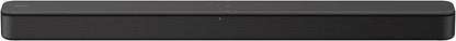 Sony S100F soundbar Kenya — front view of slim black 2.0CH bar with mesh grille and Sony branding