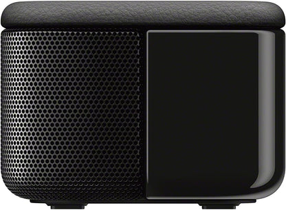 Sony S100F soundbar Kenya — side end-cap view showing perforated speaker grille and bass reflex port
