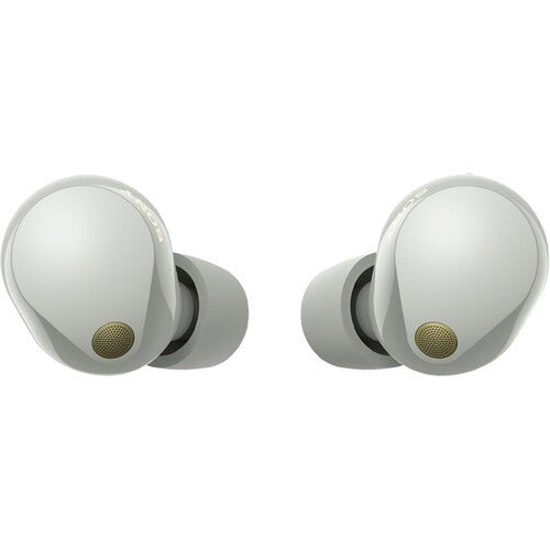 Sony WF-1000XM5 earbuds Kenya, front-facing pair showing the touch surfaces and mesh grilles