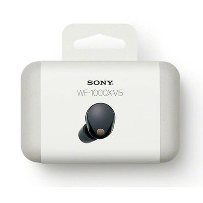 Sony WF-1000XM5 earbuds Kenya, product package showing the WF-1000XM5 model and earbud image