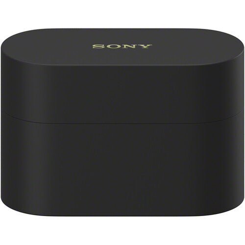 Sony WF-1000XM6 Kenya black charging case closed, Sony logo visible