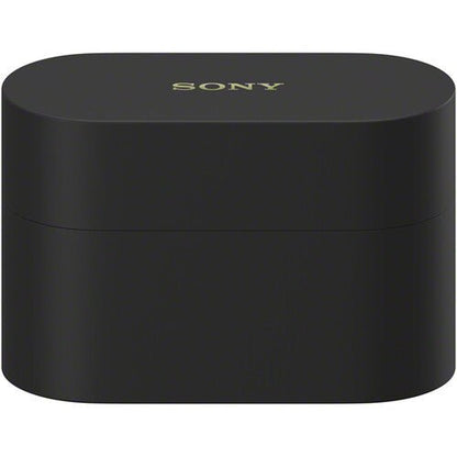 Sony WF-1000XM6 Kenya black charging case closed, Sony logo visible