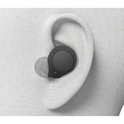 Sony WF-C510 earbuds Kenya single black earbud worn in a person’s ear