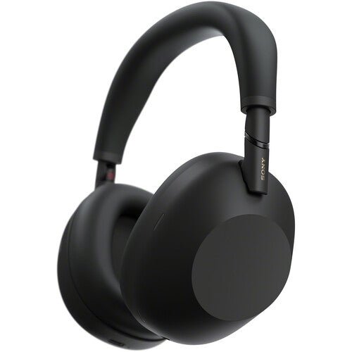 Sony WH-1000XM6 Kenya three-quarter angle view showing right ear cup headband arc and Sony hinge branding