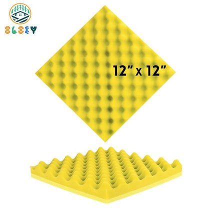 Sound Proofing Padding – 6/12/24 Pcs, Acoustic Foam Egg Crate Sponge Pad, Studio Soundproofing Panels, Room Accessories - ZAMAR AUDIO SOLUTIONS
