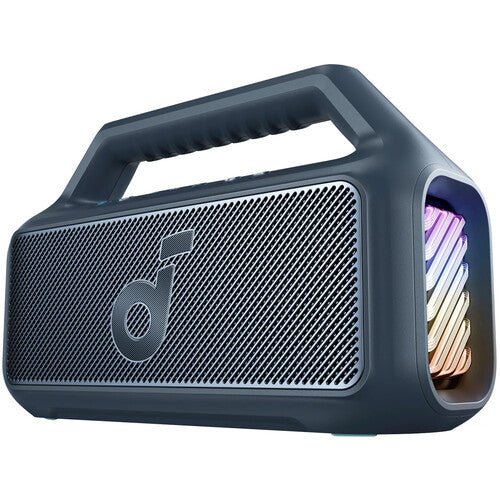 Soundcore Boom 2 Bluetooth Speaker front view — 80W outdoor IPX7