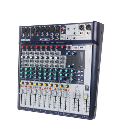 Soundcraft Signature 12 Kenya — channel strip detail showing Sapphyre British EQ and fader controls