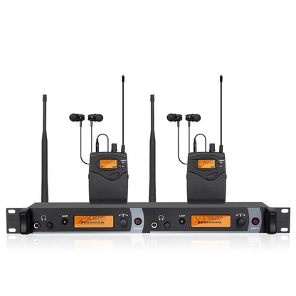 SoundGen Pro SM-2050 In-Ear Monitor System - 2-Channel Wireless Monitor for Stage