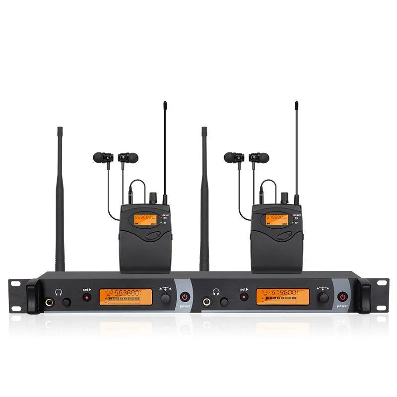 SoundGen Pro SM-2050 In-Ear Monitor System - 2-Channel Wireless Monitor for Stage