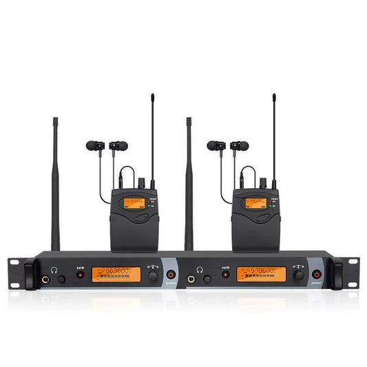 SoundGen Pro SM-2050 In-Ear Monitor System - 2-Channel Wireless Monitor for Stage