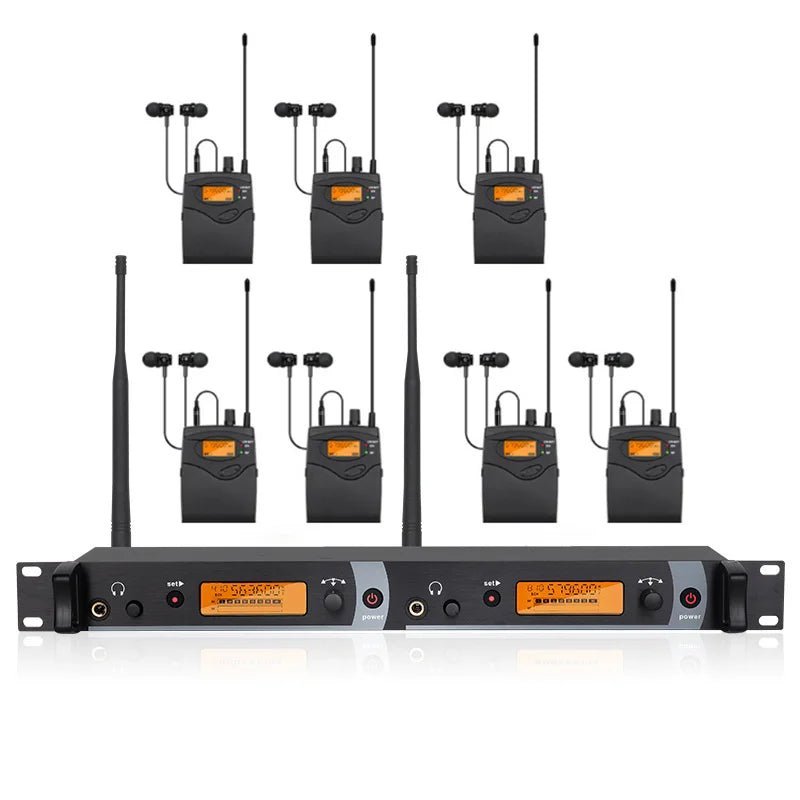 SoundGen Pro SM-2050 In-Ear Monitor System - 2-Channel Wireless Monitor for Stage