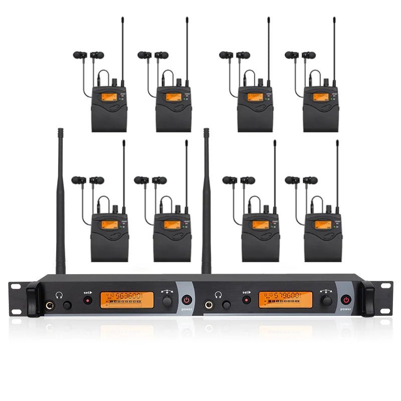 SoundGen Pro SM-2050 In-Ear Monitor System - 2-Channel Wireless Monitor for Stage