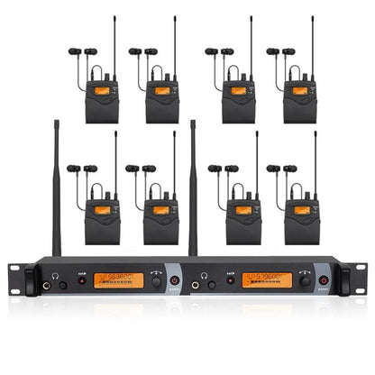 SoundGen Pro SM-2050 In-Ear Monitor System - 2-Channel Wireless Monitor for Stage