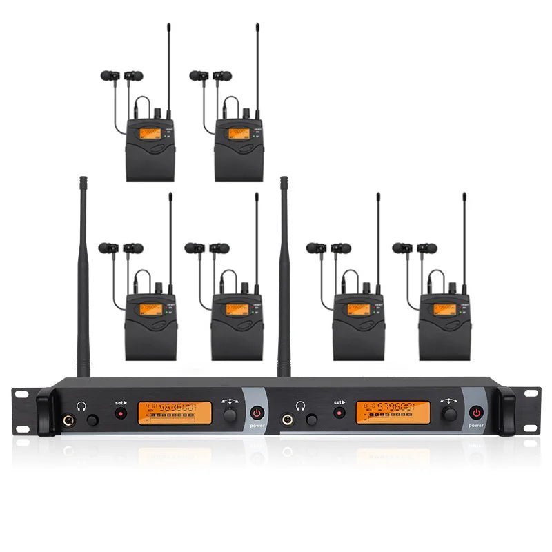 SoundGen Pro SM-2050 In-Ear Monitor System - 2-Channel Wireless Monitor for Stage