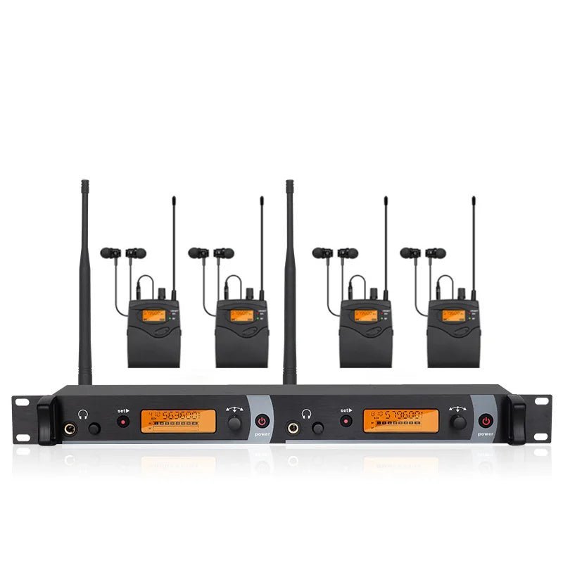 SoundGen Pro SM-2050 In-Ear Monitor System - 2-Channel Wireless Monitor for Stage