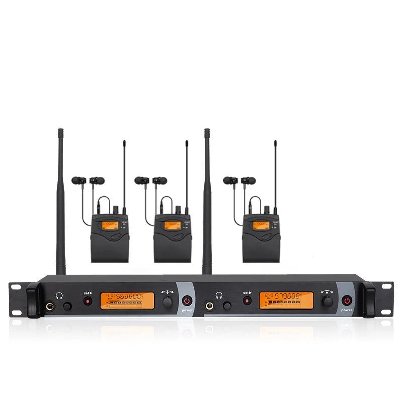 SoundGen Pro SM-2050 In-Ear Monitor System - 2-Channel Wireless Monitor for Stage
