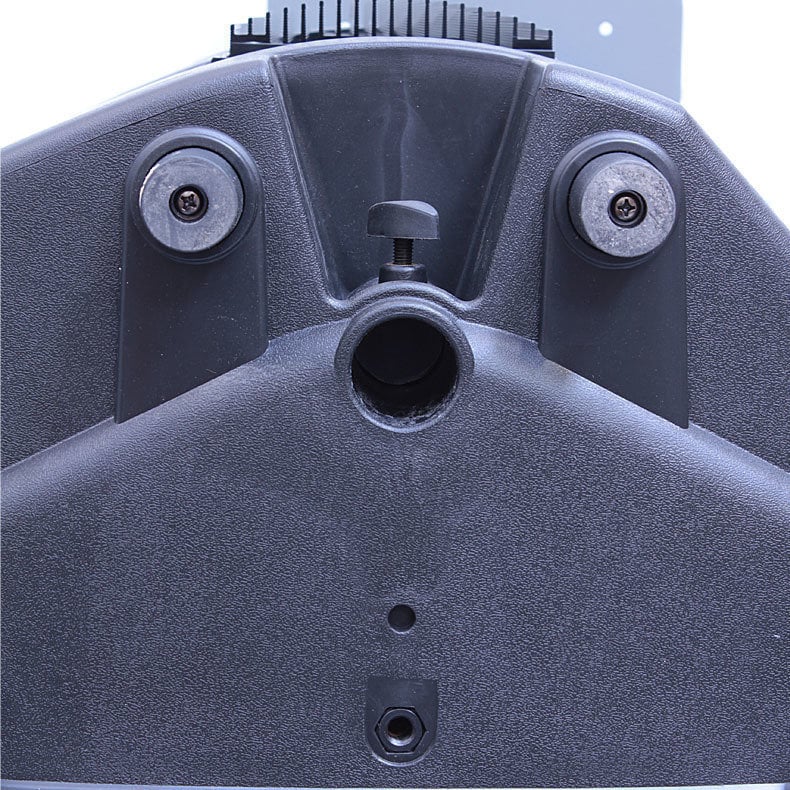 Soundking FP215A-1 Kenya bottom view showing pole-mount socket and cabinet base with textured finish
