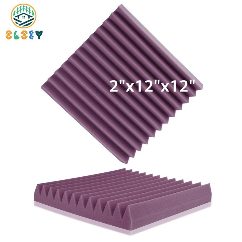 Soundproofing Foam Panel – 6/12/24 Pcs, High Density Sound Proof Sponge Pad, Home Studio, Bedroom Ceiling Design - ZAMAR AUDIO SOLUTIONS