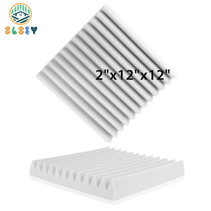 Soundproofing Foam Panel – 6/12/24 Pcs, High Density Sound Proof Sponge Pad, Home Studio, Bedroom Ceiling Design - ZAMAR AUDIO SOLUTIONS