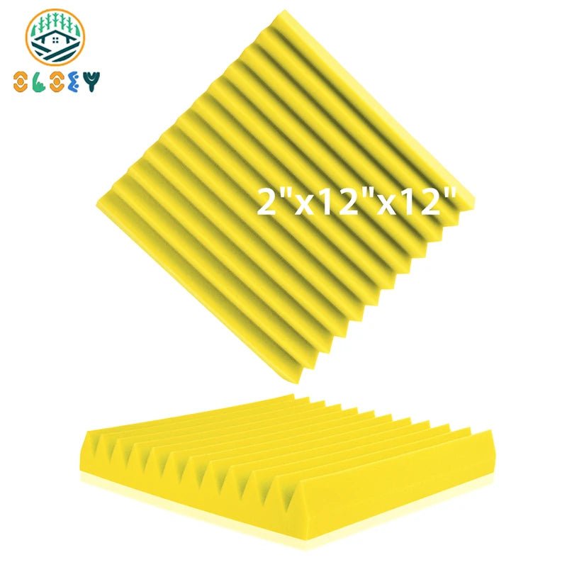 Soundproofing Foam Panel – 6/12/24 Pcs, High Density Sound Proof Sponge Pad, Home Studio, Bedroom Ceiling Design - ZAMAR AUDIO SOLUTIONS