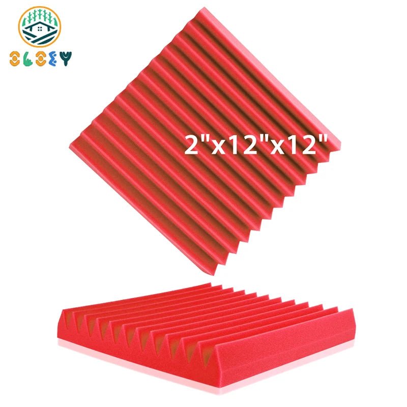 Soundproofing Foam Panel – 6/12/24 Pcs, High Density Sound Proof Sponge Pad, Home Studio, Bedroom Ceiling Design - ZAMAR AUDIO SOLUTIONS