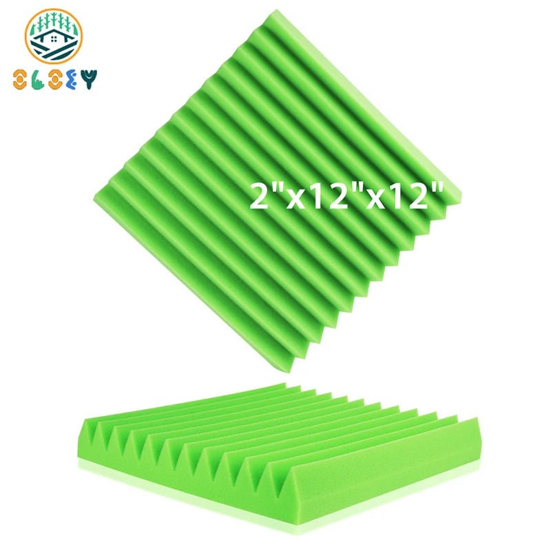 Soundproofing Foam Panel – 6/12/24 Pcs, High Density Sound Proof Sponge Pad, Home Studio, Bedroom Ceiling Design - ZAMAR AUDIO SOLUTIONS