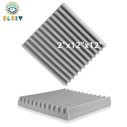 Soundproofing Foam Panel – 6/12/24 Pcs, High Density Sound Proof Sponge Pad, Home Studio, Bedroom Ceiling Design - ZAMAR AUDIO SOLUTIONS