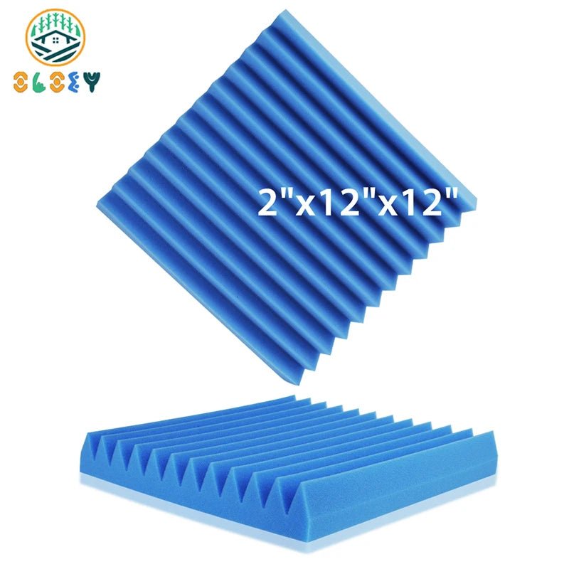 Soundproofing Foam Panel – 6/12/24 Pcs, High Density Sound Proof Sponge Pad, Home Studio, Bedroom Ceiling Design - ZAMAR AUDIO SOLUTIONS