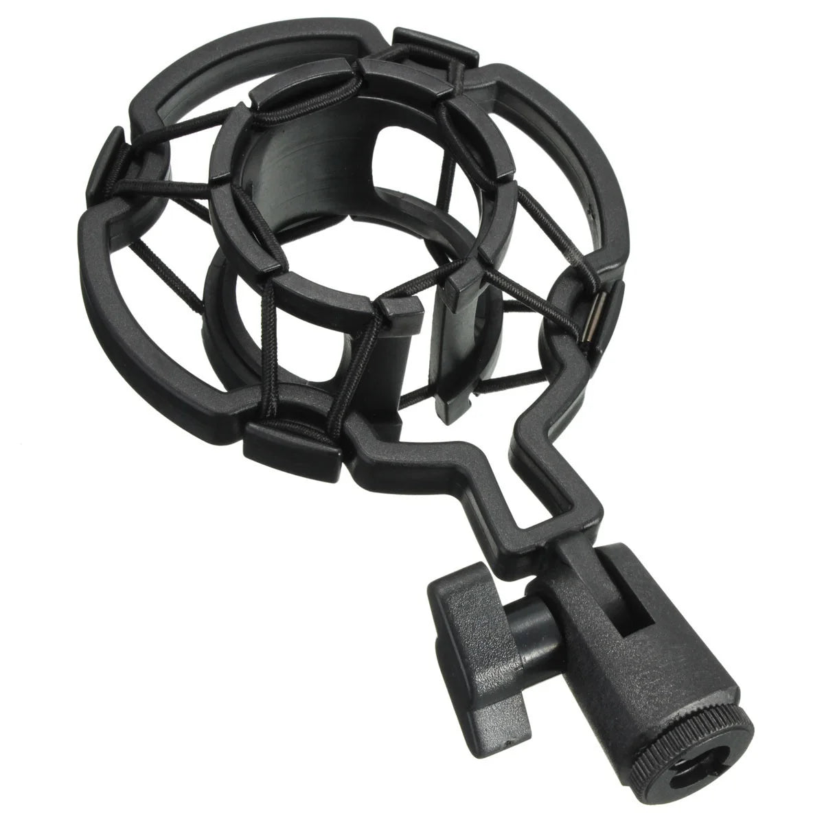 Studio Microphone Mic Shock Mount Holder – For Large Diaphragm Condenser Mic, Adjustable Angle, Standard Thread, Black - ZAMAR AUDIO SOLUTIONS
