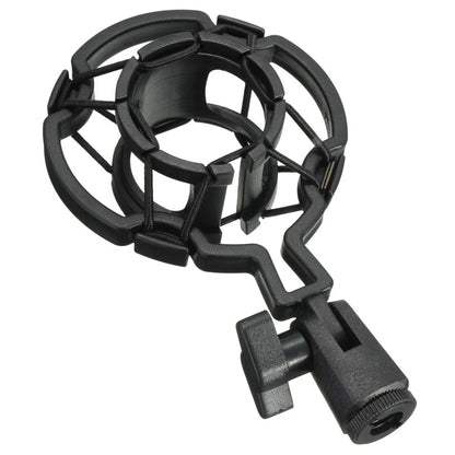 Studio Microphone Mic Shock Mount Holder – For Large Diaphragm Condenser Mic, Adjustable Angle, Standard Thread, Black - ZAMAR AUDIO SOLUTIONS