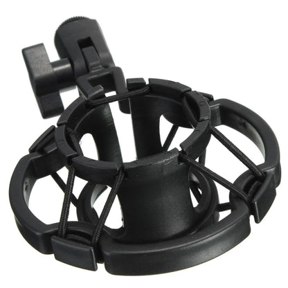 Studio Microphone Mic Shock Mount Holder – For Large Diaphragm Condenser Mic, Adjustable Angle, Standard Thread, Black - ZAMAR AUDIO SOLUTIONS